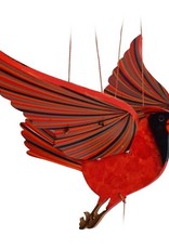 Tulia Artisans Cardinal Bird Flying Mobile