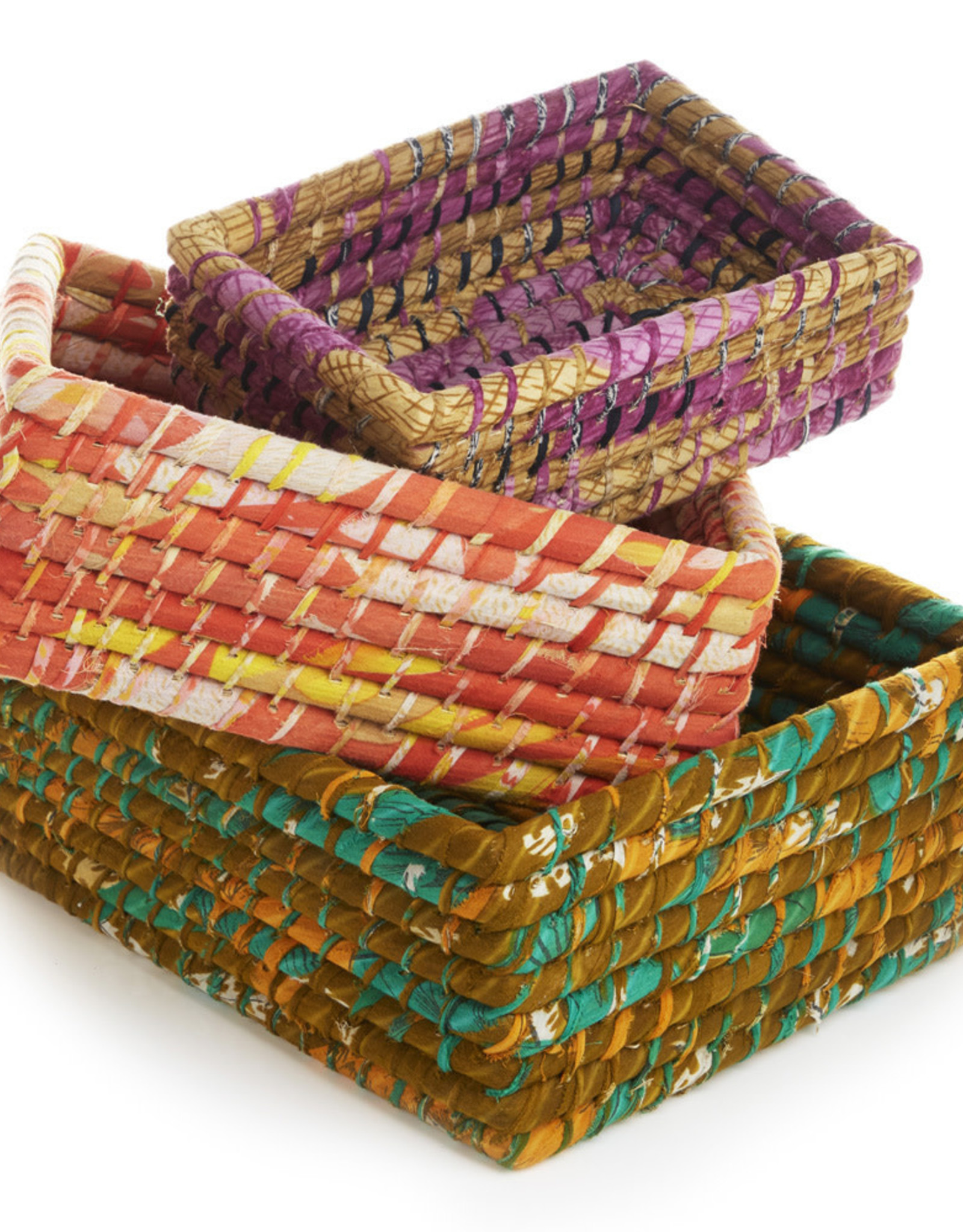 Serrv Nesting Sari Basket - Small