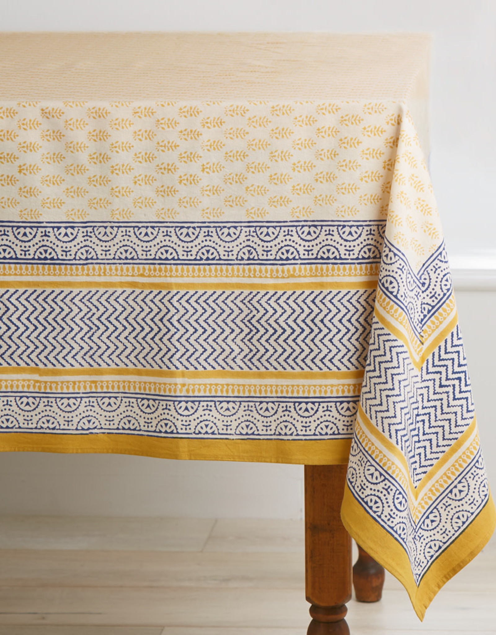 Serrv Sunny Sanganer Tablecloths - 120"x70"