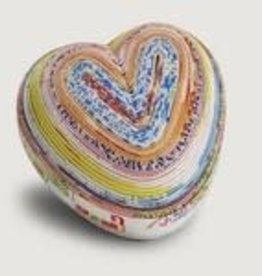 Ten Thousand Villages Paper Heart Box