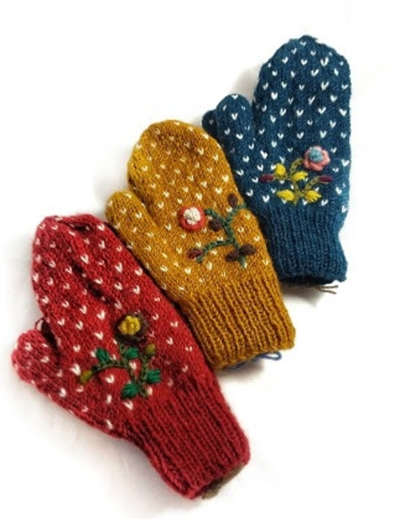 Ganesh Himal Fleece-Lined Knit Mitten