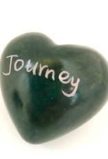 Venture Imports Word Hearts - Journey, Green