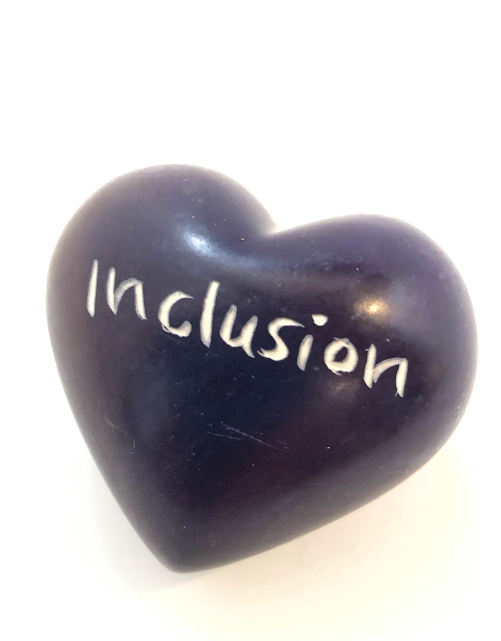 Venture Imports Word Hearts - Inclusion, Purple