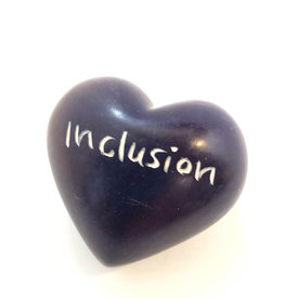 Venture Imports Word Hearts - Inclusion, Purple
