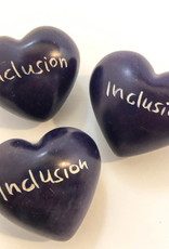 Venture Imports Word Hearts - Inclusion, Purple