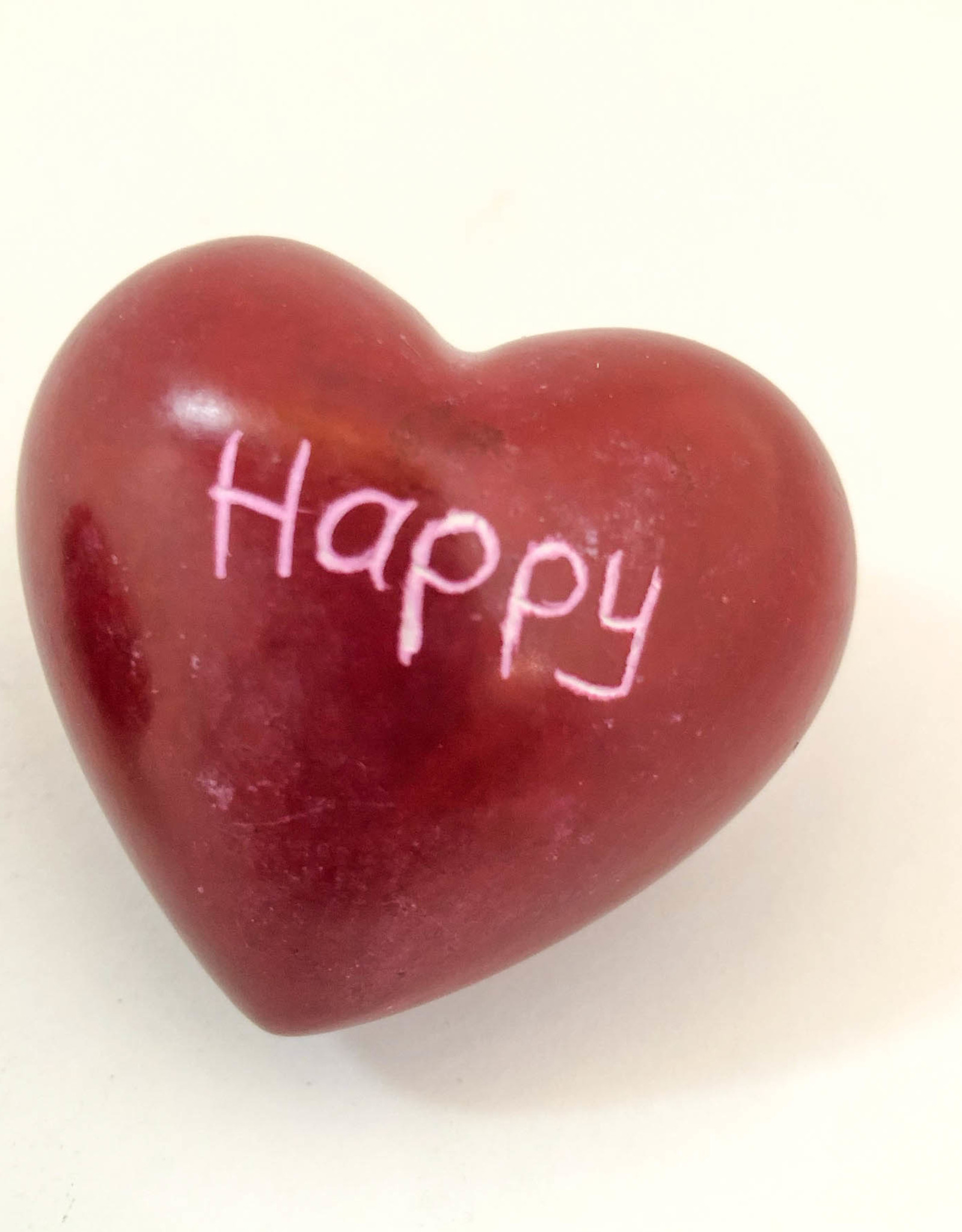 Venture Imports Word Hearts - Happy