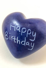Venture Imports Word Hearts - Happy Birthday, Blue