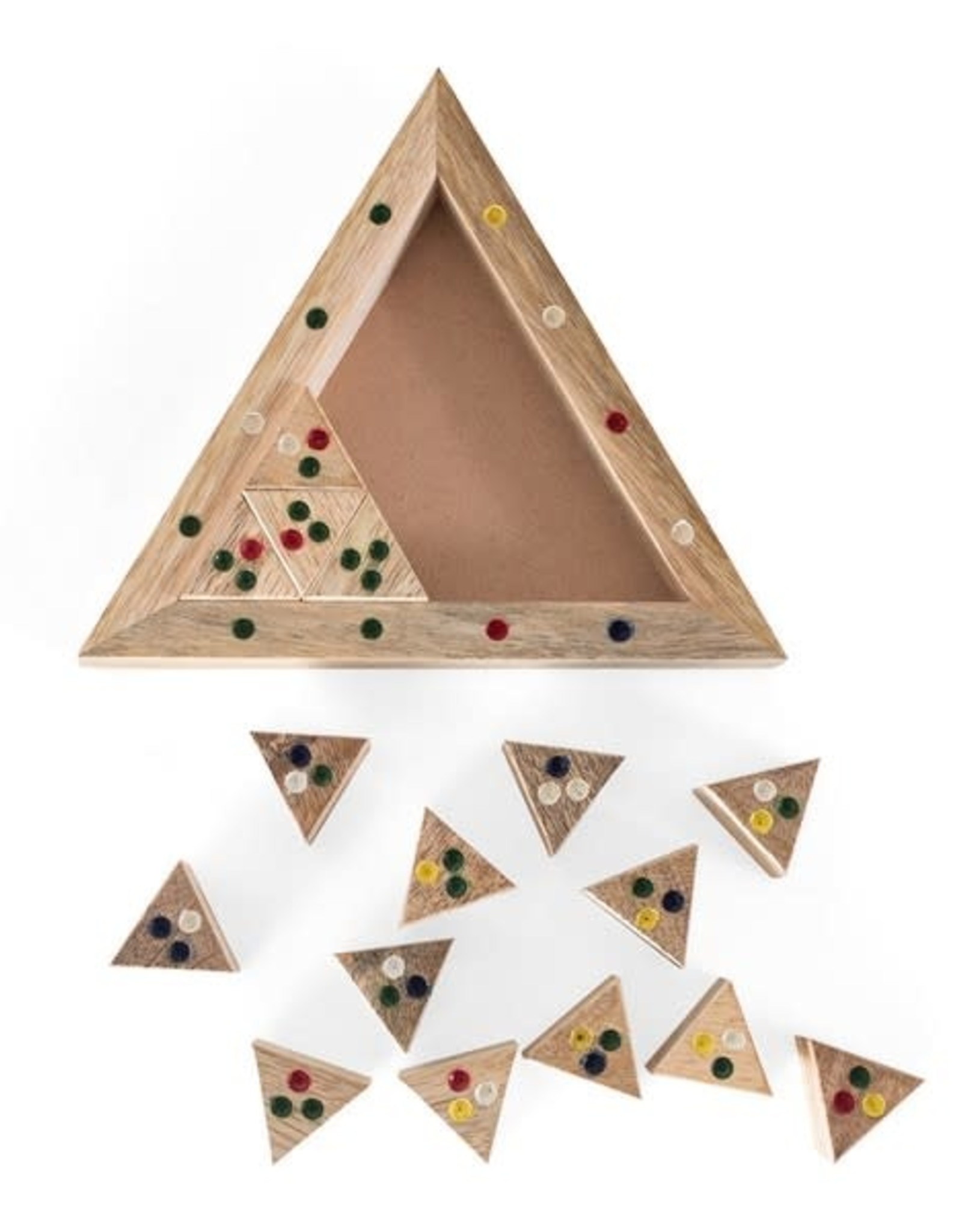 Ten Thousand Villages Triangle Puzzle Game