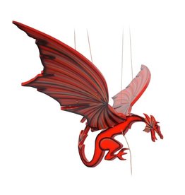 Tulia Artisans Flying Welsh Red Dragon Mobile