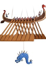 Tulia Artisans Viking Ship Flying Mobile