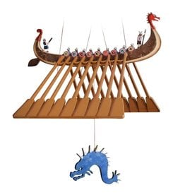 Tulia Artisans Viking Ship Flying Mobile