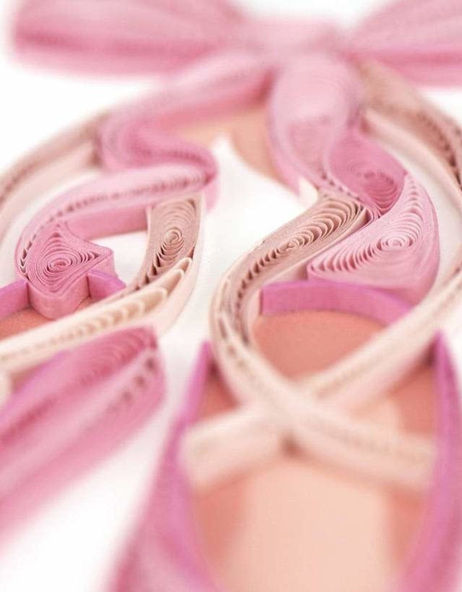 Quilling Card Quilled Ballet Slippers Greeting Card