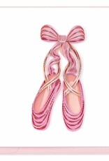 Quilling Card Quilled Ballet Slippers Greeting Card