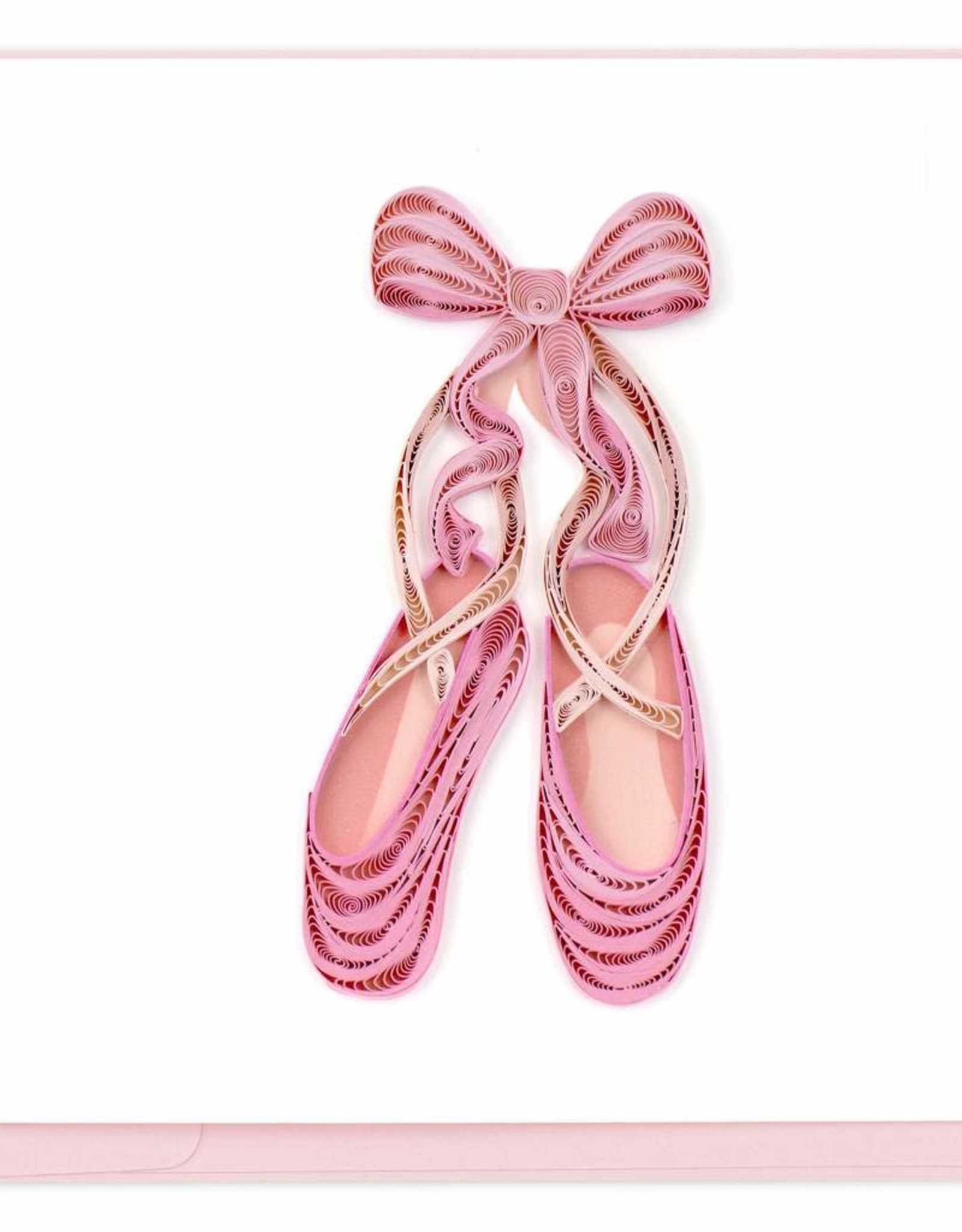 Quilling Card Quilled Ballet Slippers Greeting Card