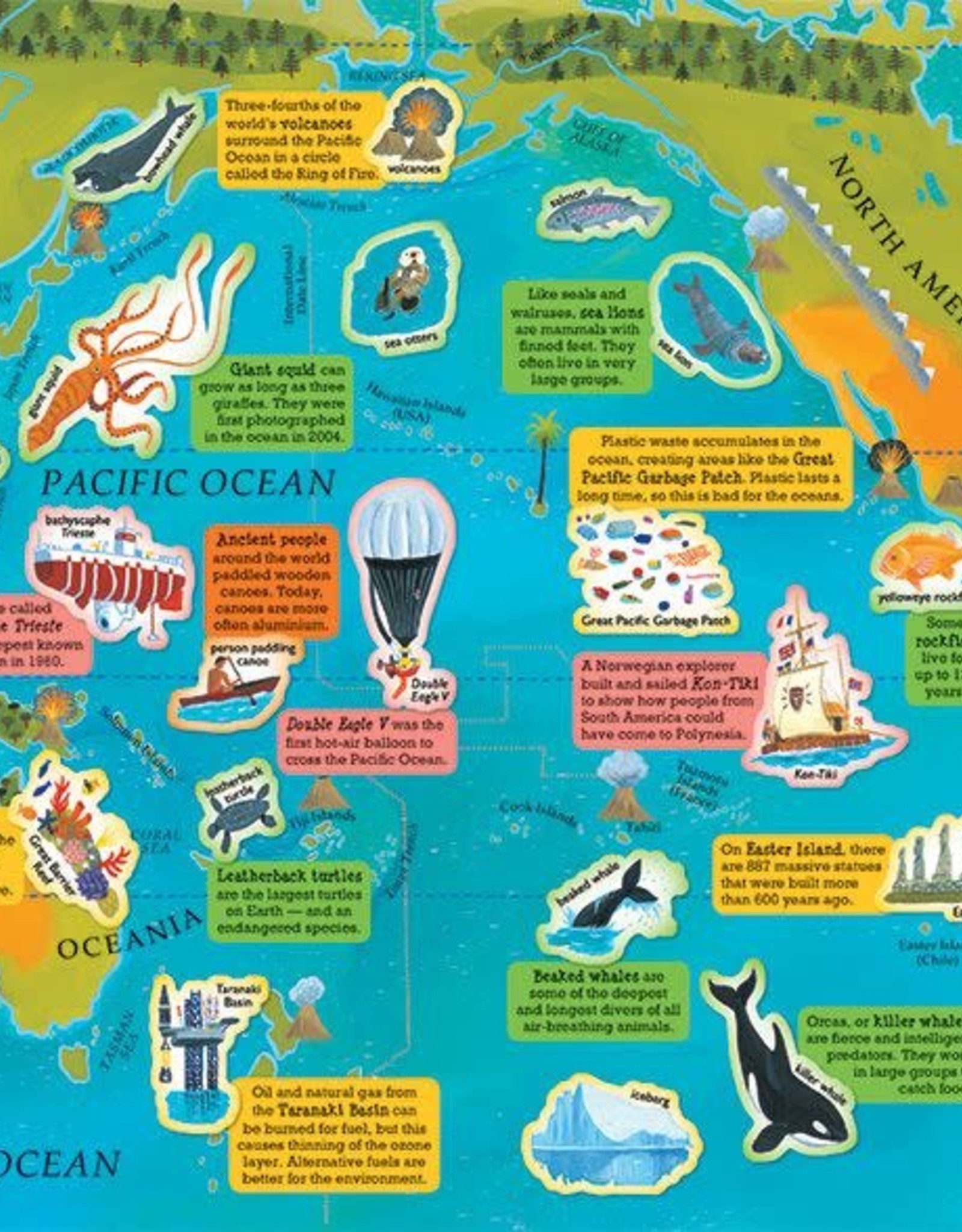 Barefoot Books Barefoot Books World Atlas Sticker Book (Paperback)