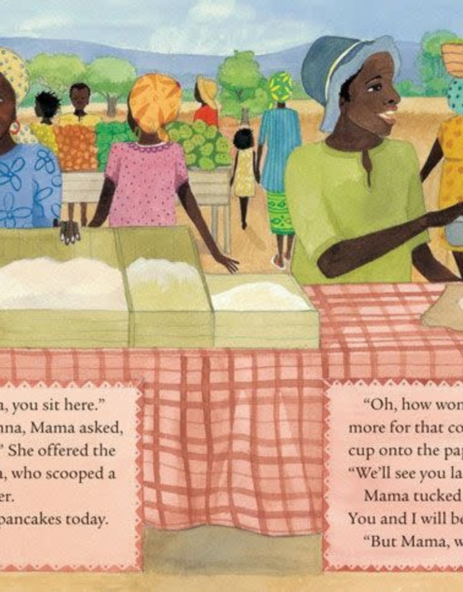 from　Village　A　book　Tale　Mama　Bunyaad　Kenya　Panya's　Pancakes:　picture