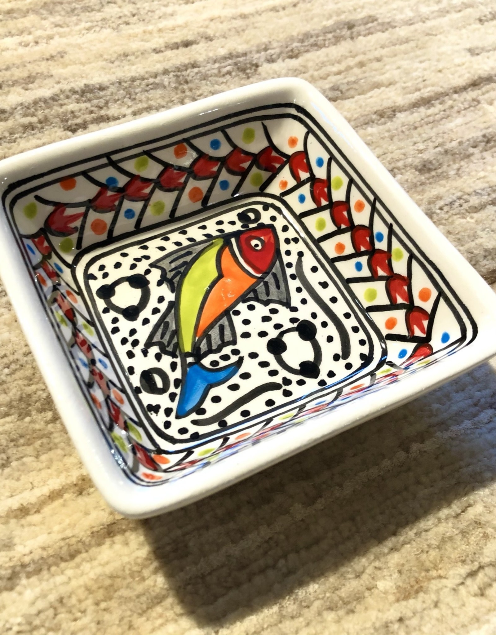 Sobremesa Rainbow Fish Small Ceramic Dish