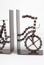 Ten Thousand Villages Bicycle Chain Bookends