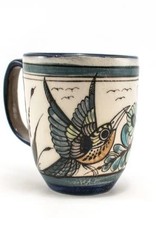 Lucia's Imports Wild Bird Latte Cup