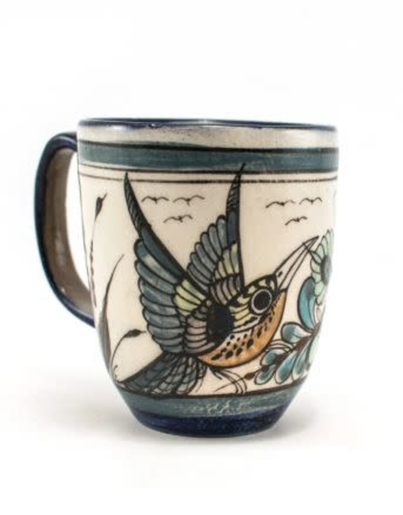 Lucia's Imports Wild Bird Latte Cup