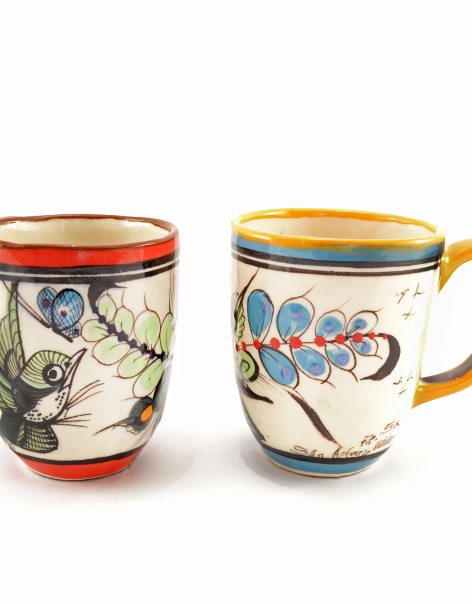 Lucia's Imports Wild Bird Latte Cup
