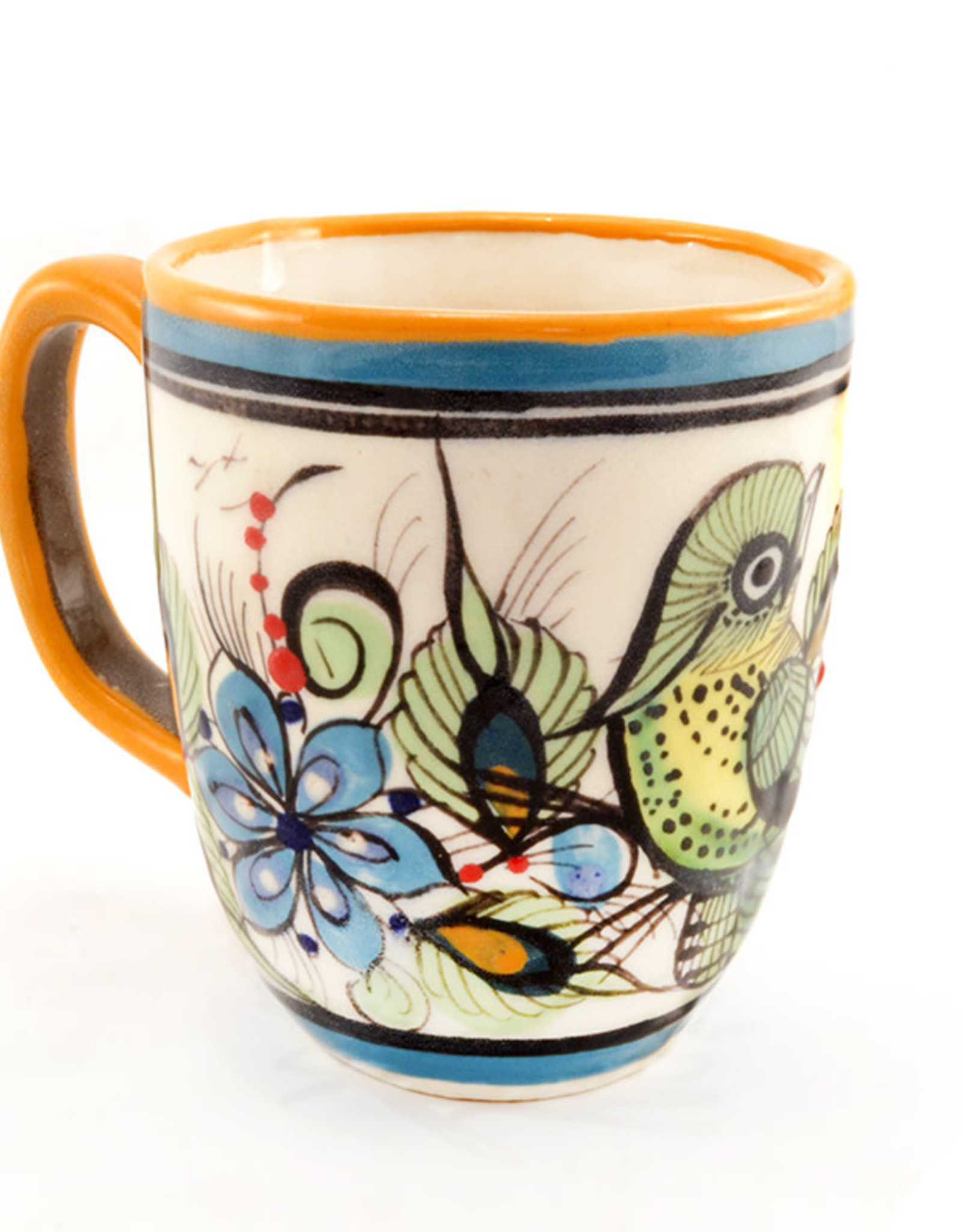 Lucia's Imports Wild Bird Latte Cup