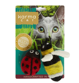 Dharma Dog Karma Cat Ladybug & Bee Cat Toys