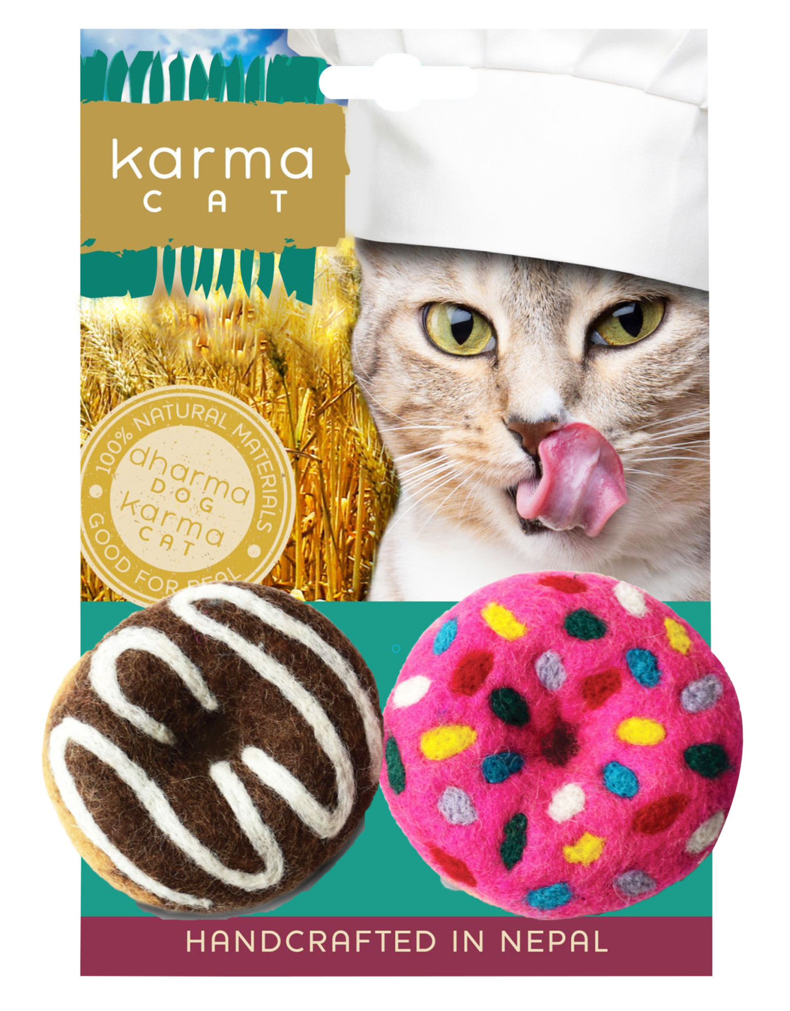 Dharma Dog Karma Cat Donut Cat Toys