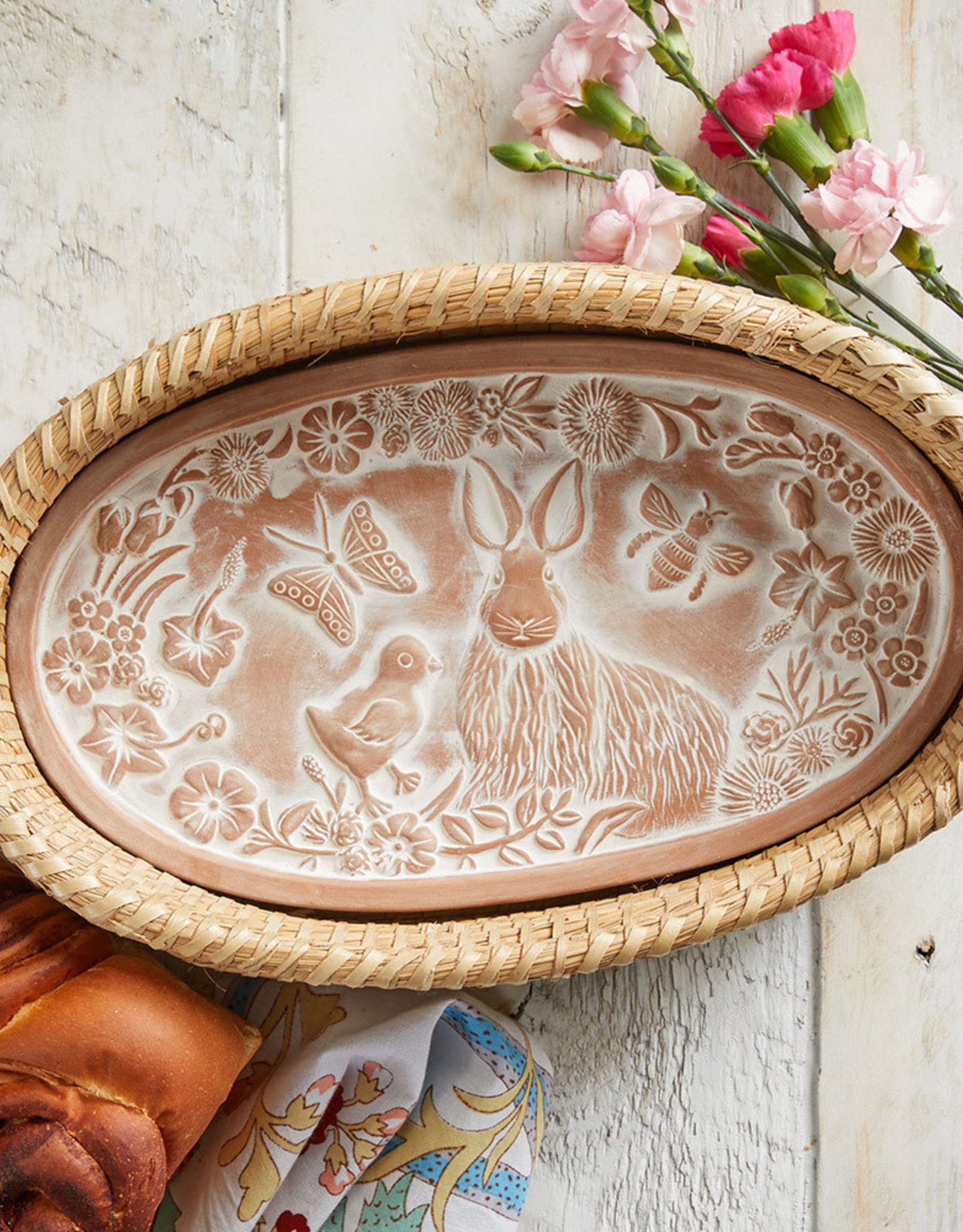 Serrv Spring Friends Terracotta Breadwarmer