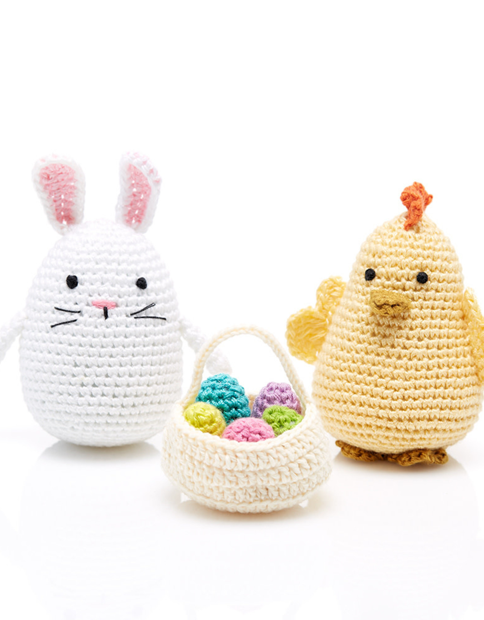 Serrv Crocheted Easter Bunny & Chick