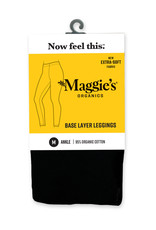 Maggie's Organics Base Layer Leggings Ankle Organic Cotton (Black)