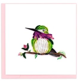 Quilling Card Quilled Calliope Hummingbird Greeting Card