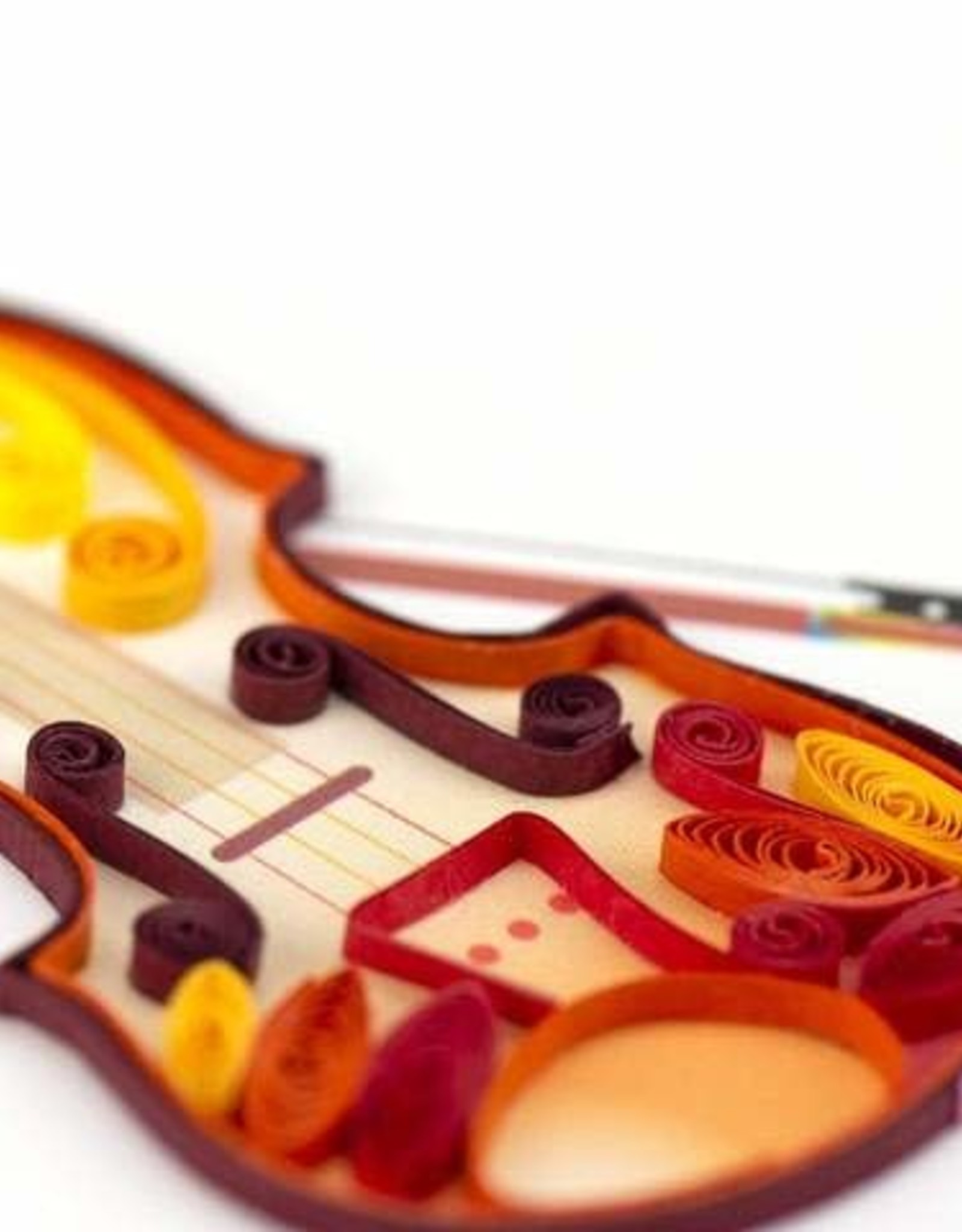 Quilling Card Quilled Violin Greeting Card