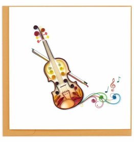 Quilling Card Quilled Violin Greeting Card