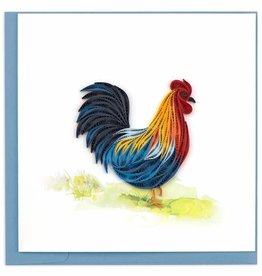 Quilling Card Quilled Colorful Rooster Card