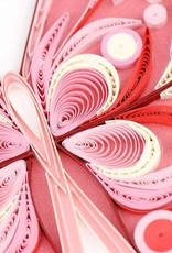 Quilling Card Quilled Joy to Life Pink Butterfly Greeting Card