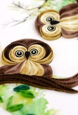 Quilling Card Quilled Owlets Greeting Card
