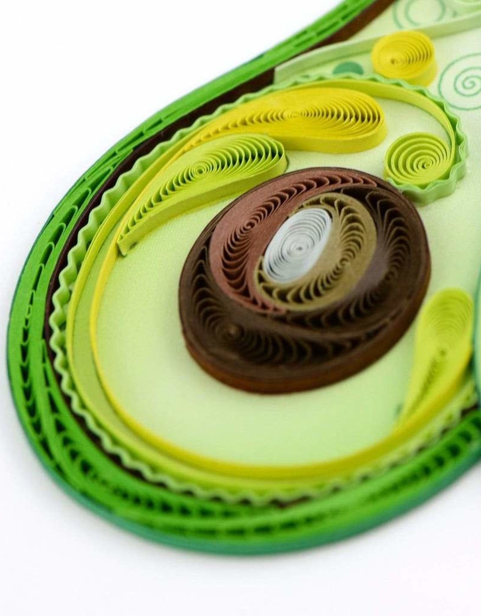 Quilling Card Quilled Avocado Greeting Card