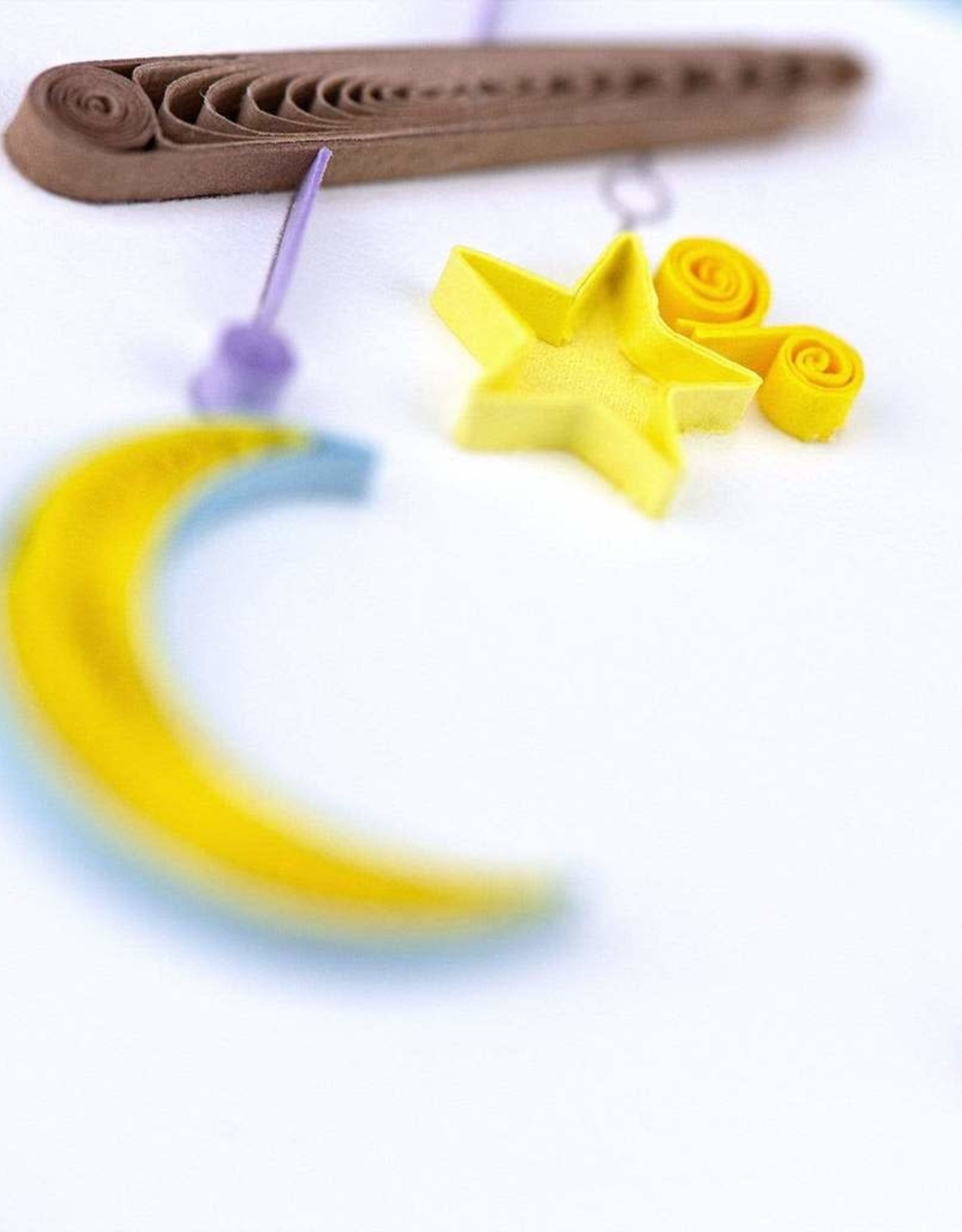 Quilling Card Quilled Night Sky Baby Mobile Card