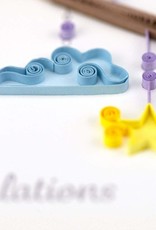 Quilling Card Quilled Night Sky Baby Mobile Card