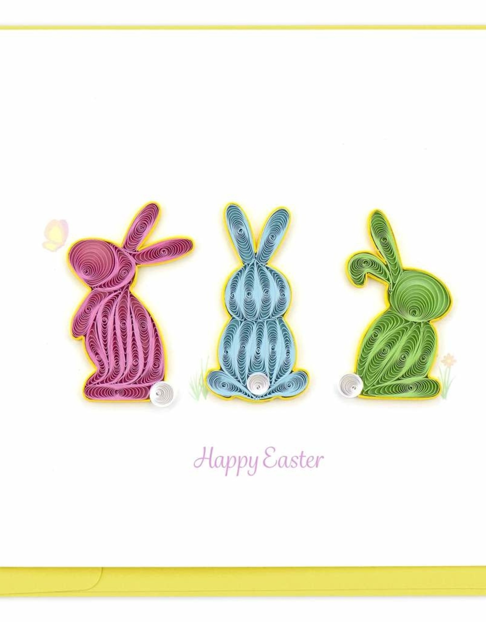 Quilling Card Quilled Easter Bunnies Card