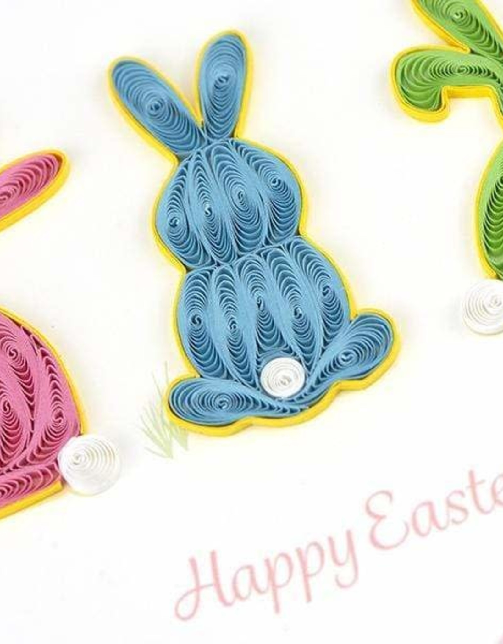 Quilling Card Quilled Easter Bunnies Card