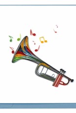 Quilling Card Quilled Trumpet Greeting Card