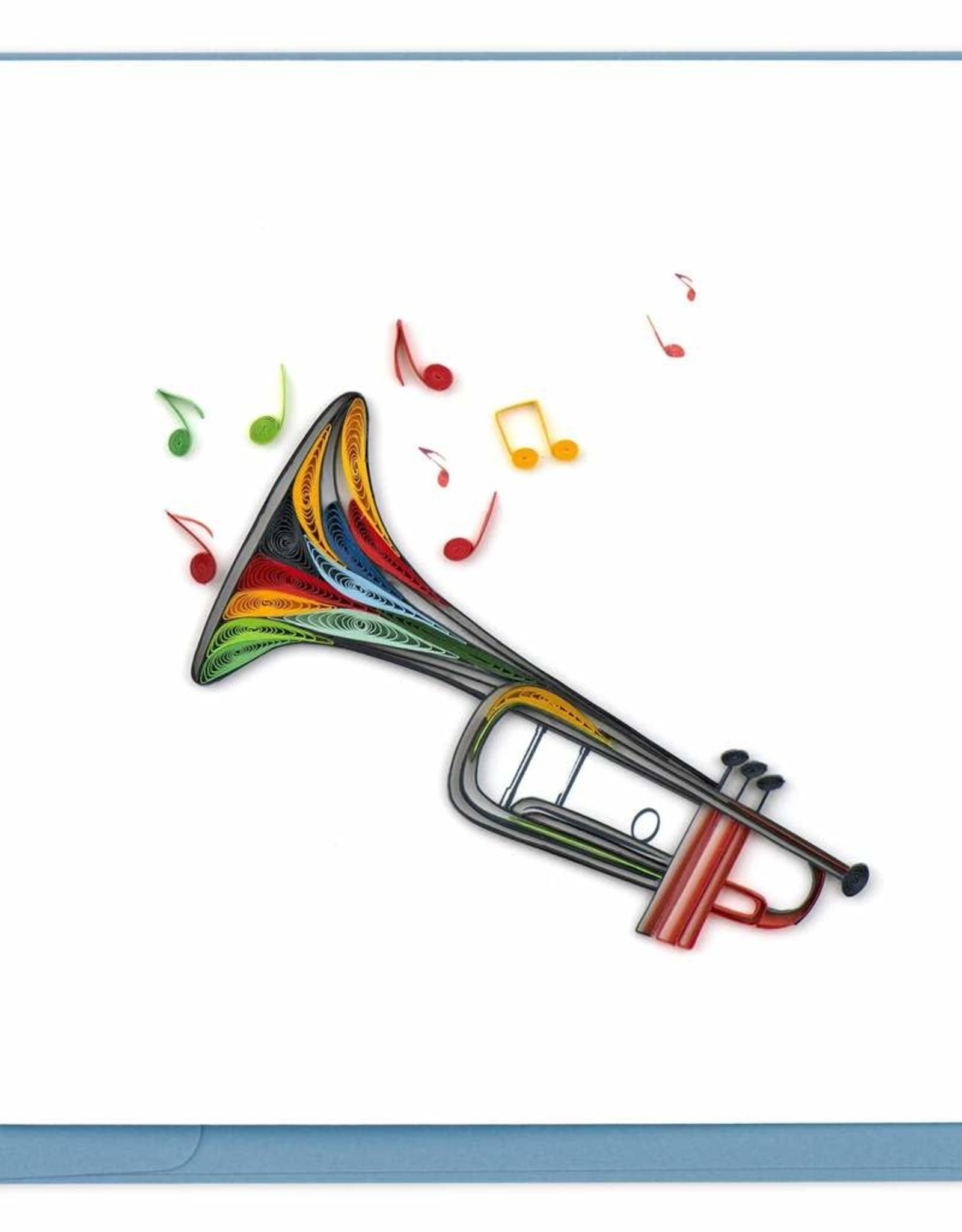 Quilling Card Quilled Trumpet Greeting Card