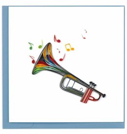 Quilling Card Quilled Trumpet Greeting Card