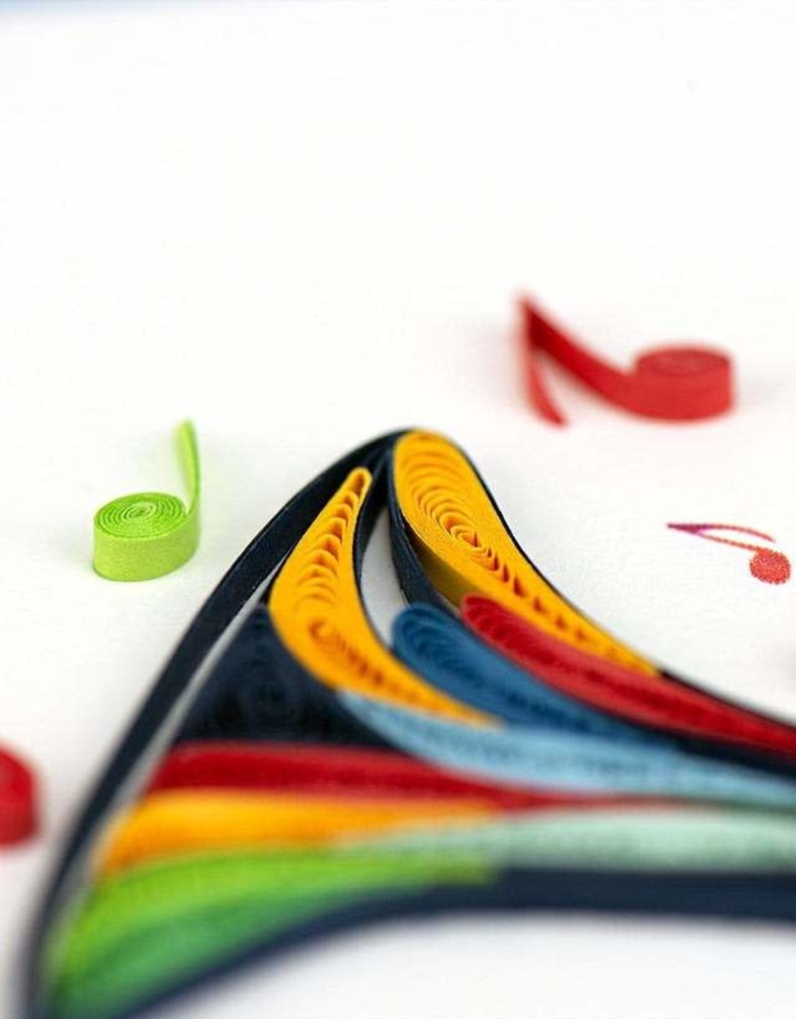 Quilling Card Quilled Trumpet Greeting Card