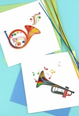 Quilling Card Quilled Trumpet Greeting Card