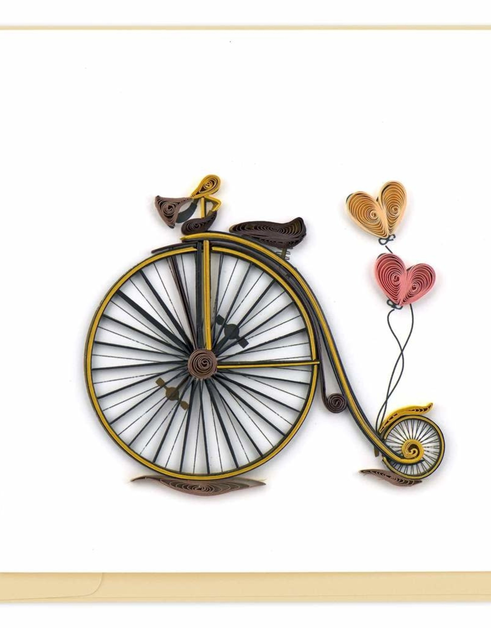 Quilling Card Quilled Vintage Bicycle Card