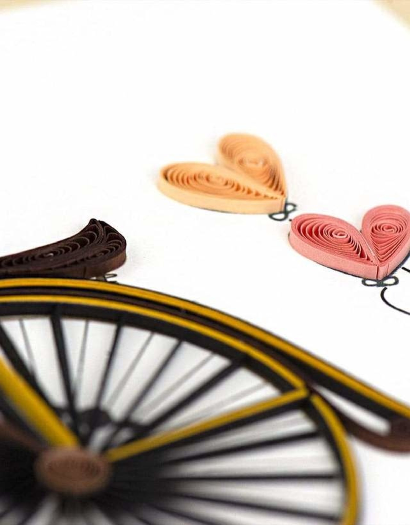 Quilling Card Quilled Vintage Bicycle Card