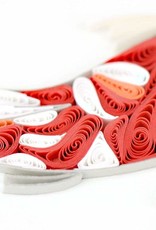 Quilling Card Quilled Two Koi Fish Greeting Card